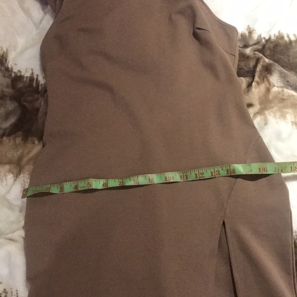 MBoutique (Mendocino) Tan Dress. Size : M - Picture 10 of 14